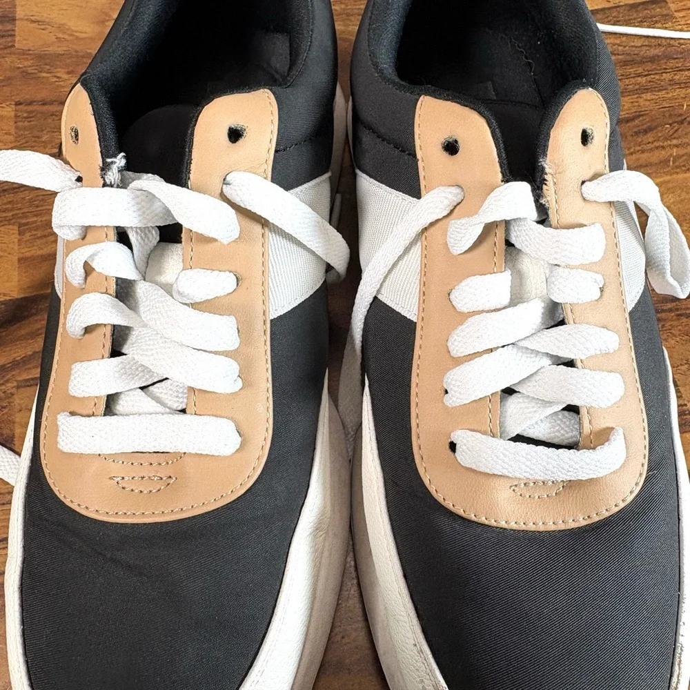DV Dolce Vita Women’s Breela Sneakers Black White Tan Size 8.5 - Picture 6 of 9